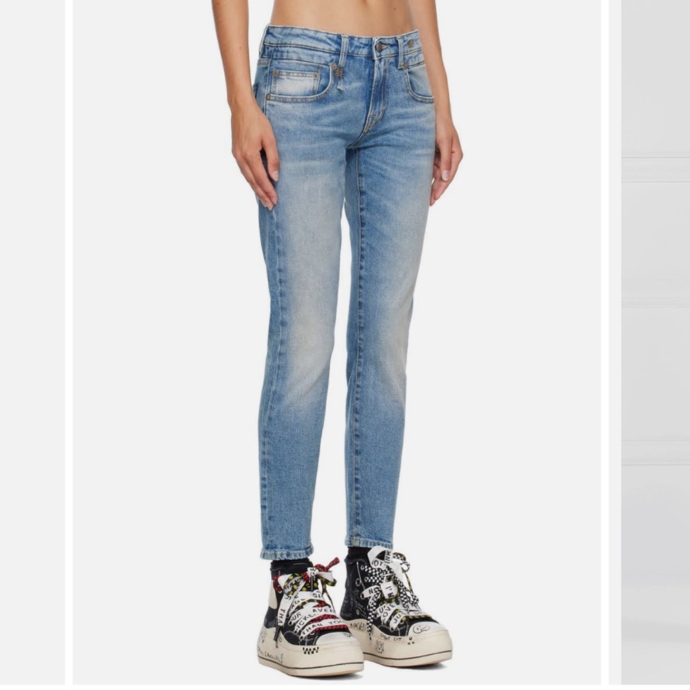 R13 Boy Skinny Distressed Jeans